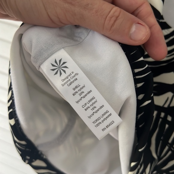Convertible tankini Hawaiian print Athleta 34 B/C - Picture 5 of 5